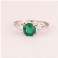 Anillo Ultima Edizione Mujer Colore in Plata AAO2592-VERDE